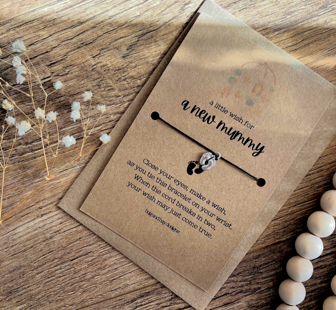 Mummy To Be Wish Bracelet