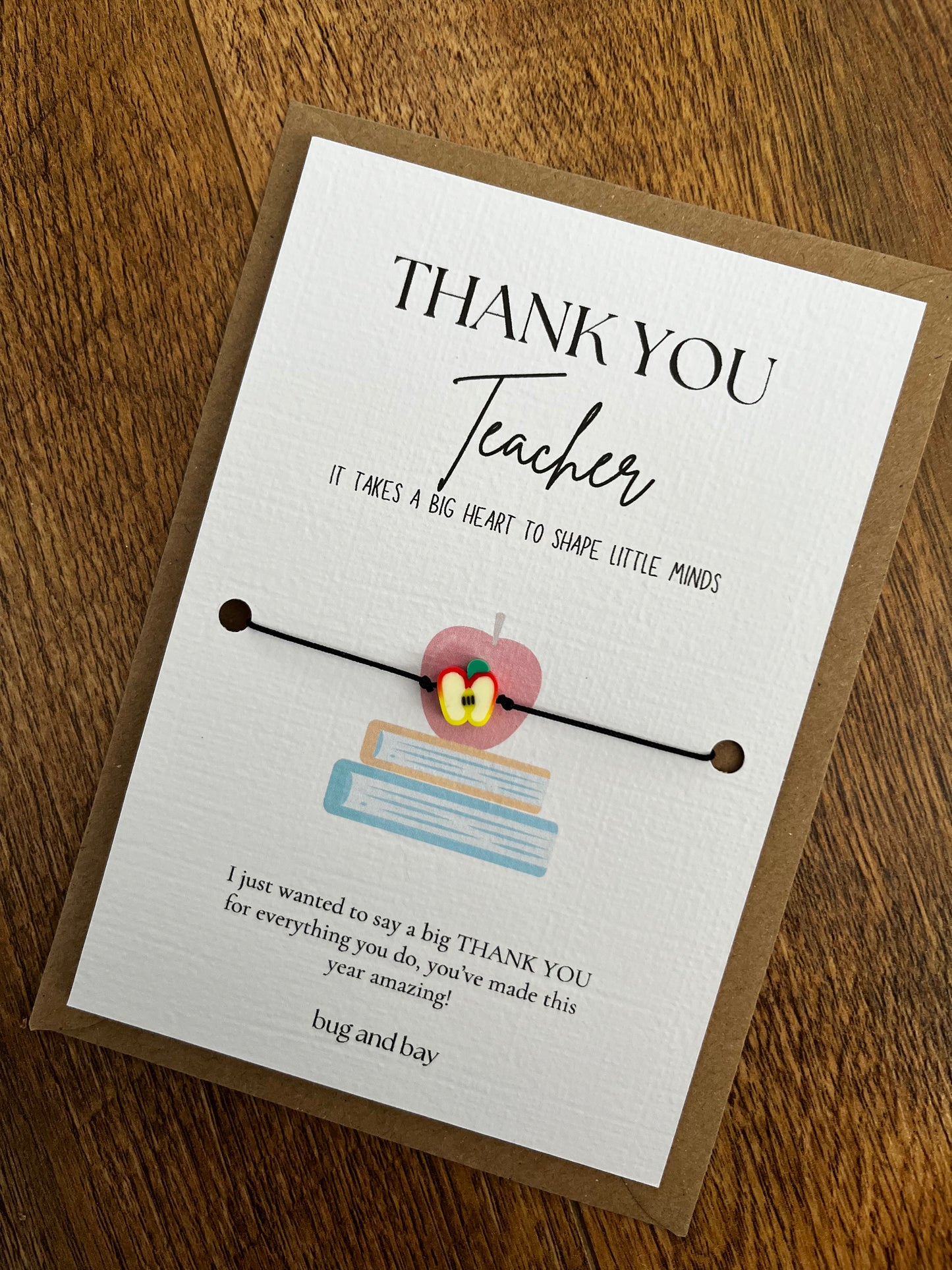 Thank you Teacher wish bracelet