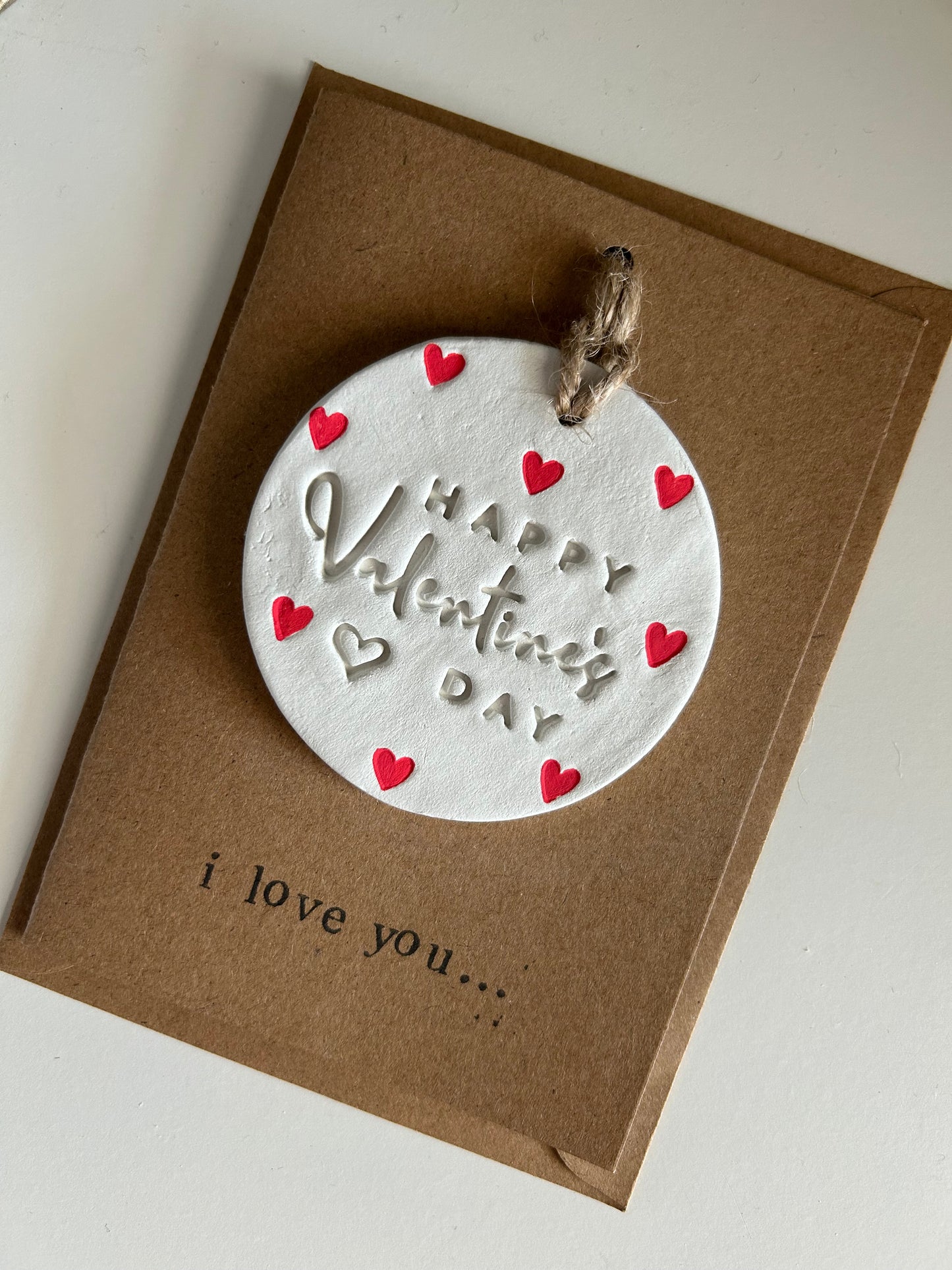 Happy Valentines Day Token Keepsake Card