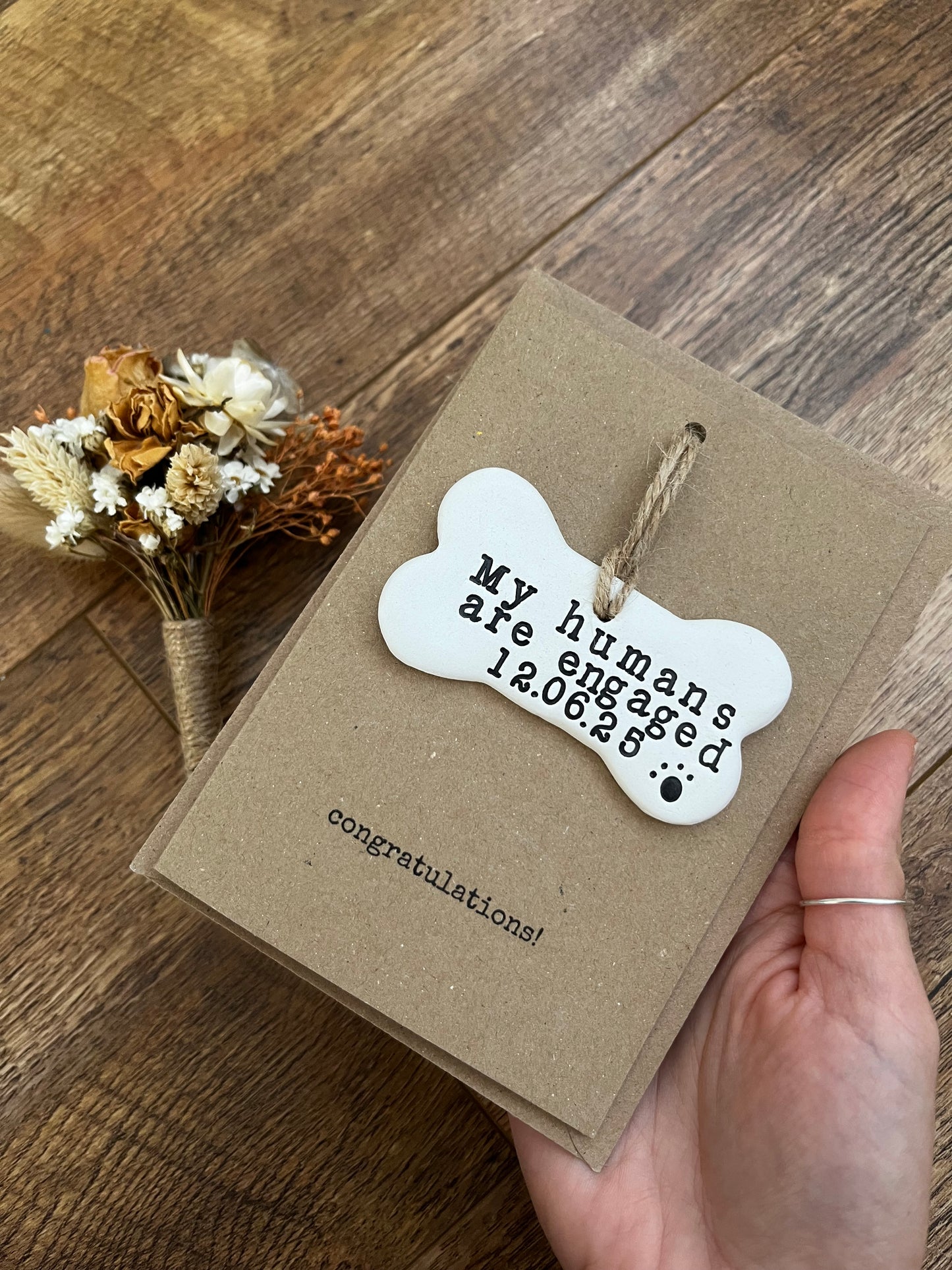 My Humans Are Engaged Personalised engagement gift | Pet Engagement gift | Newly engaged gift | Engagement keepsake | Engagement present
