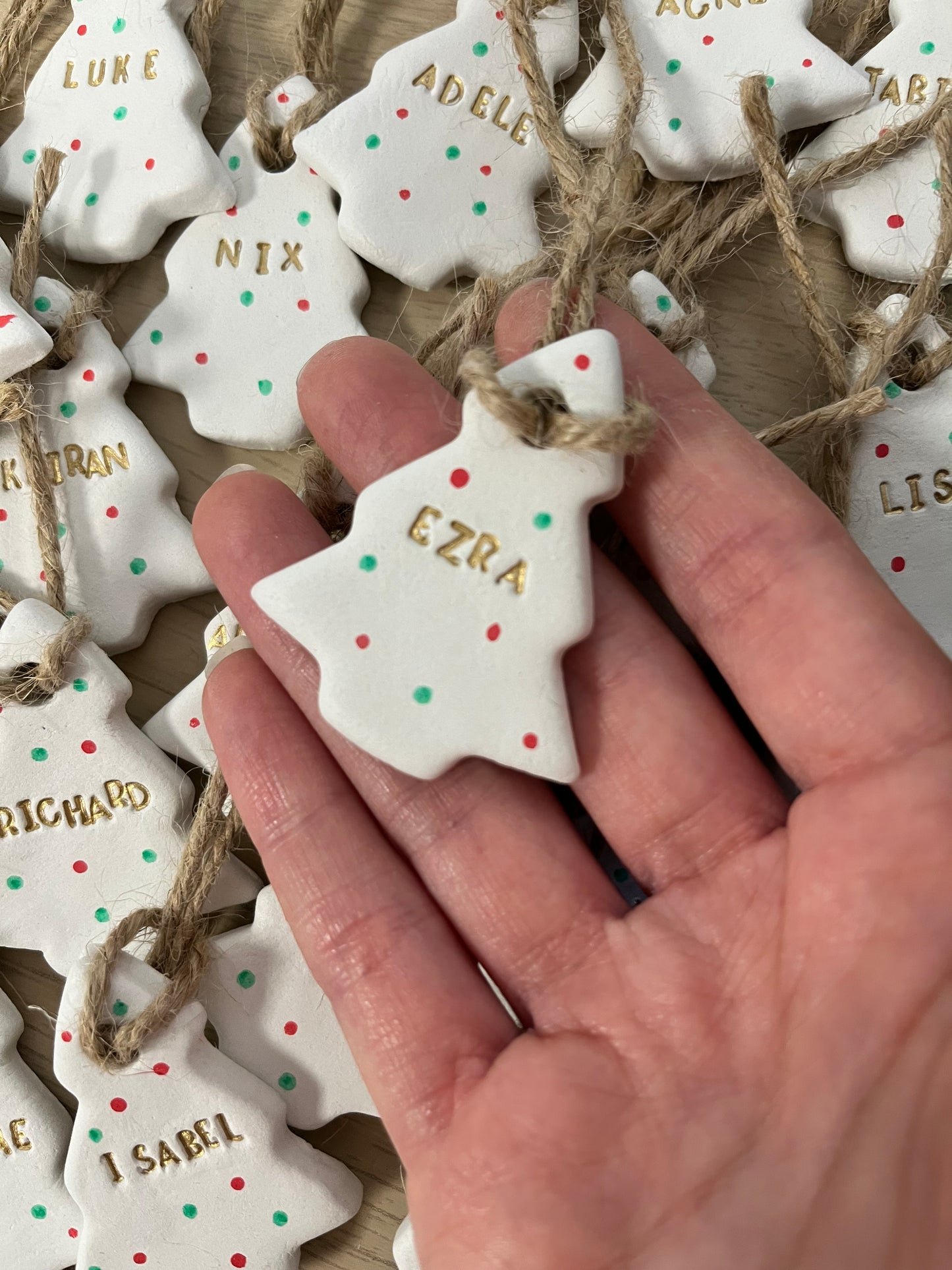 Christmas bauble / christmas hanging decoration / personalised christmas kids bauble / christmas decor / chrismtas tree decoration