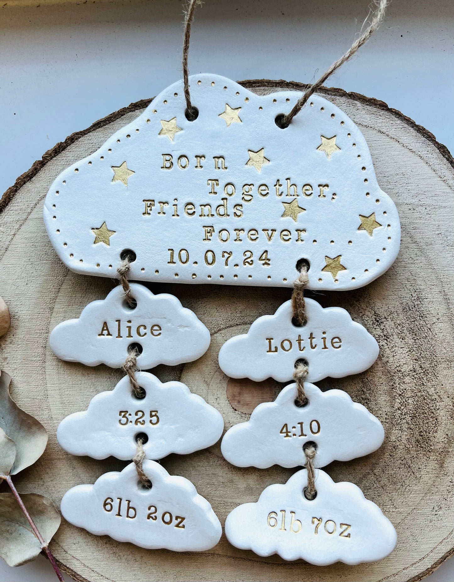 Twin Personalised Keepsake