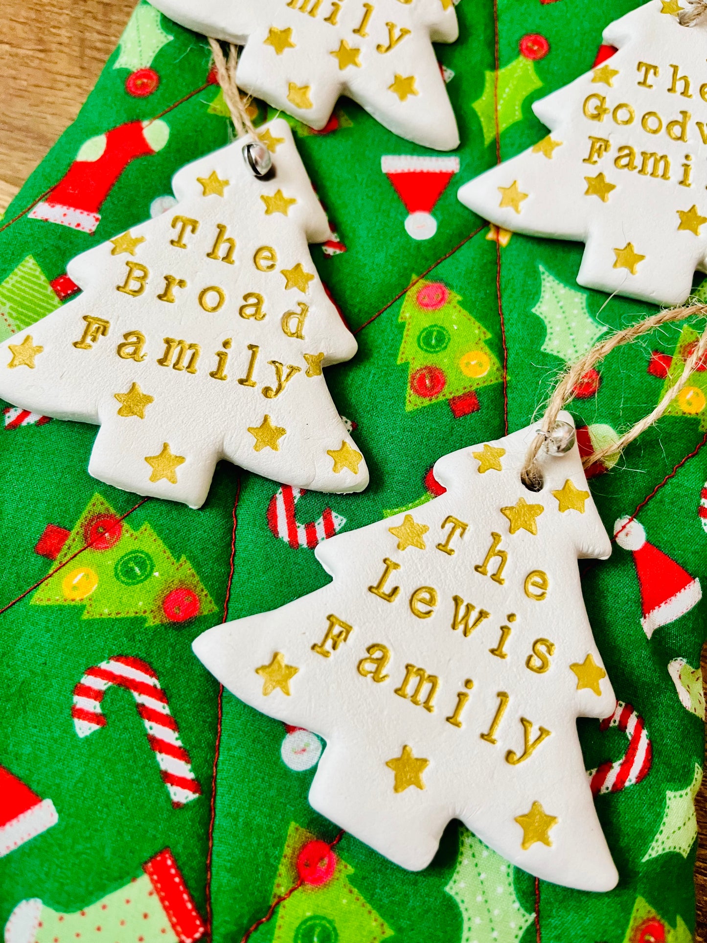 Personalised Christmas bauble / personalised family bauble