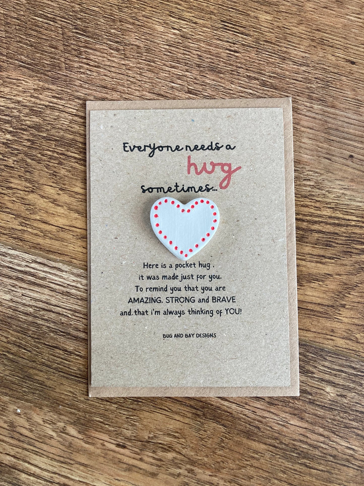 Pocket hug / Thinking of you gift