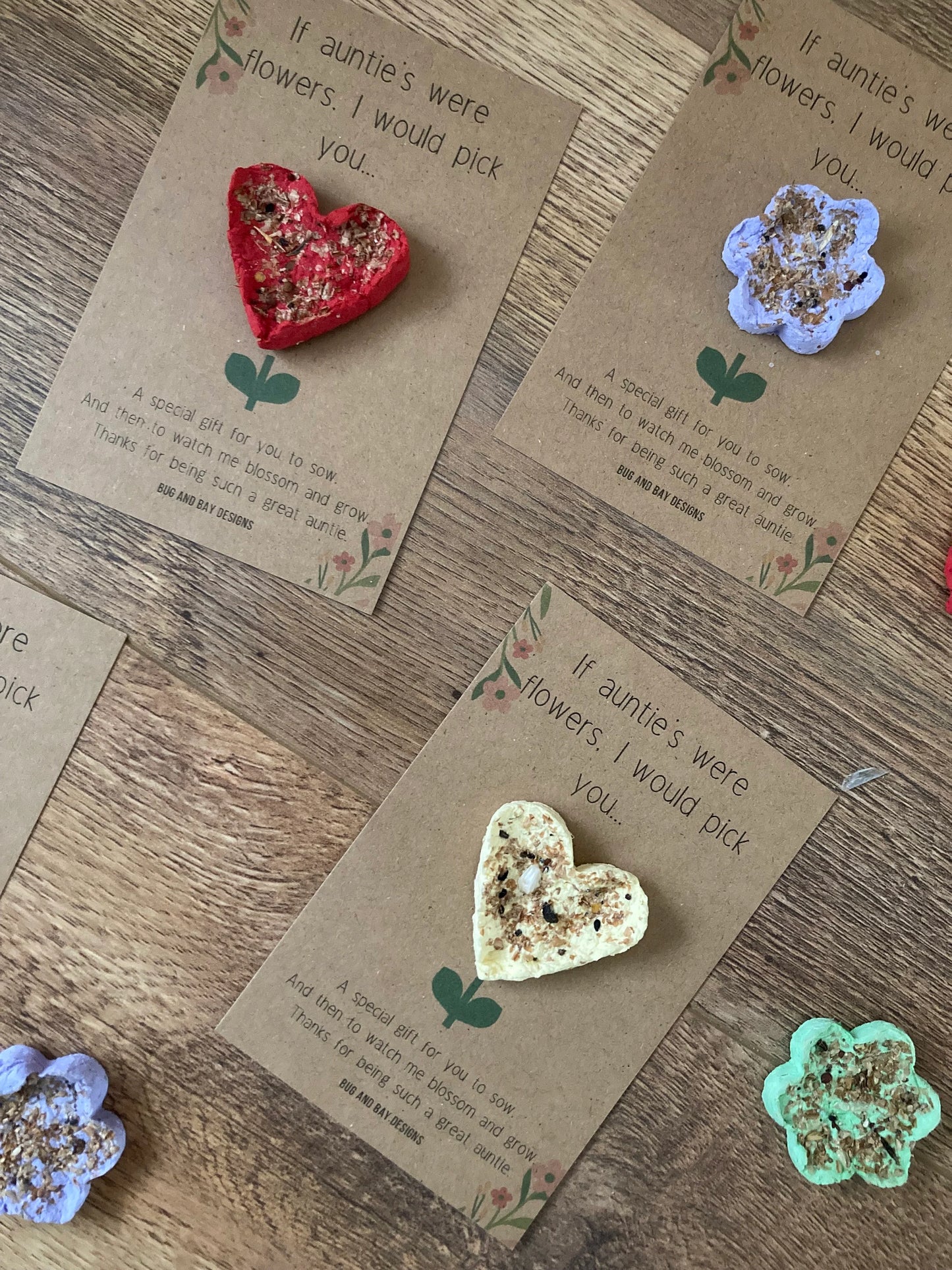 If nanny's were flowers seedbomb card