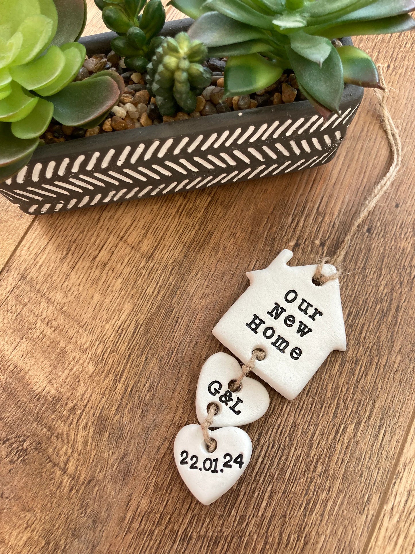 Clay New Home Personalised Keepsake