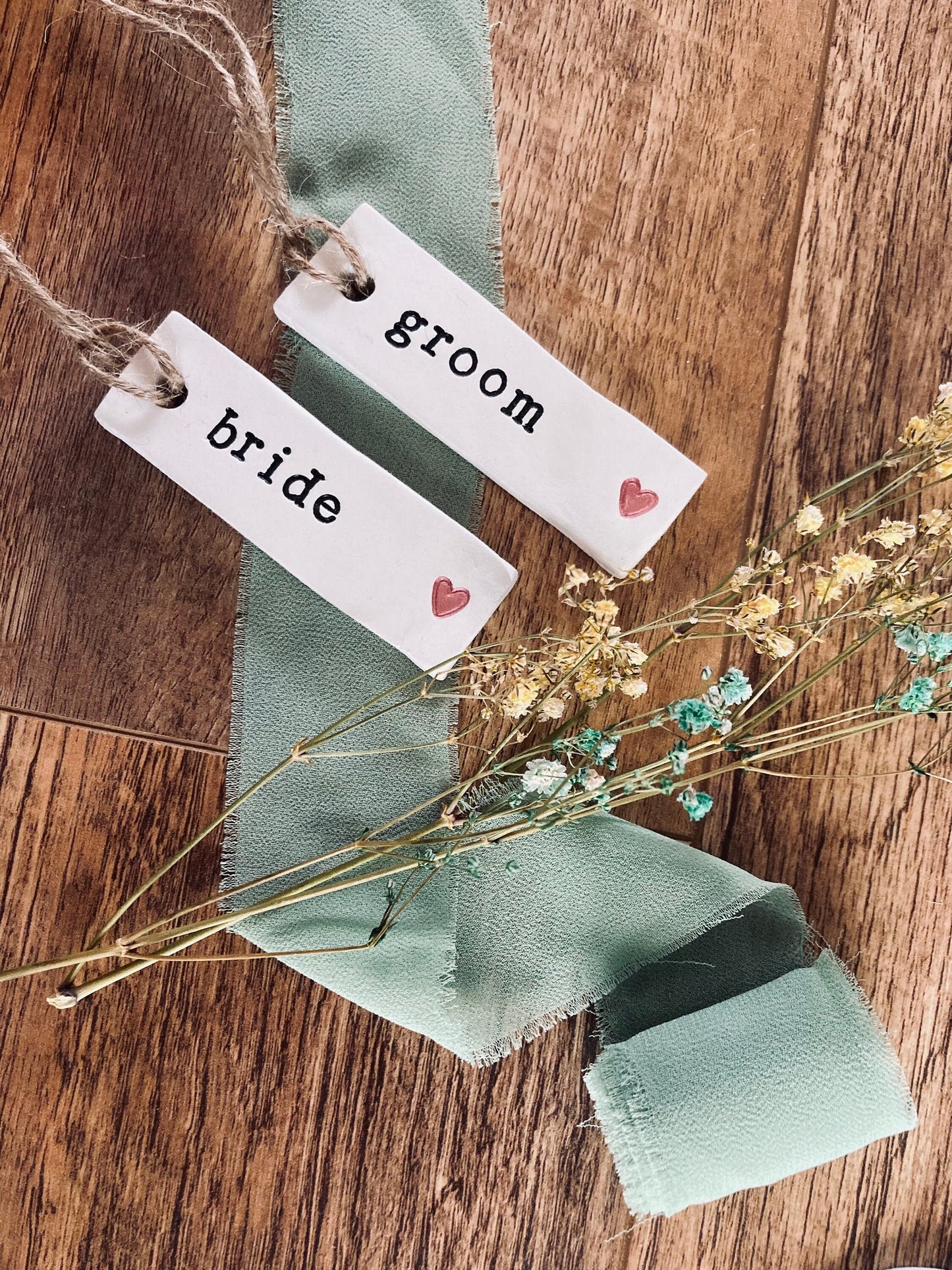 Personalised name tags / Wedding Favours TYPE 2