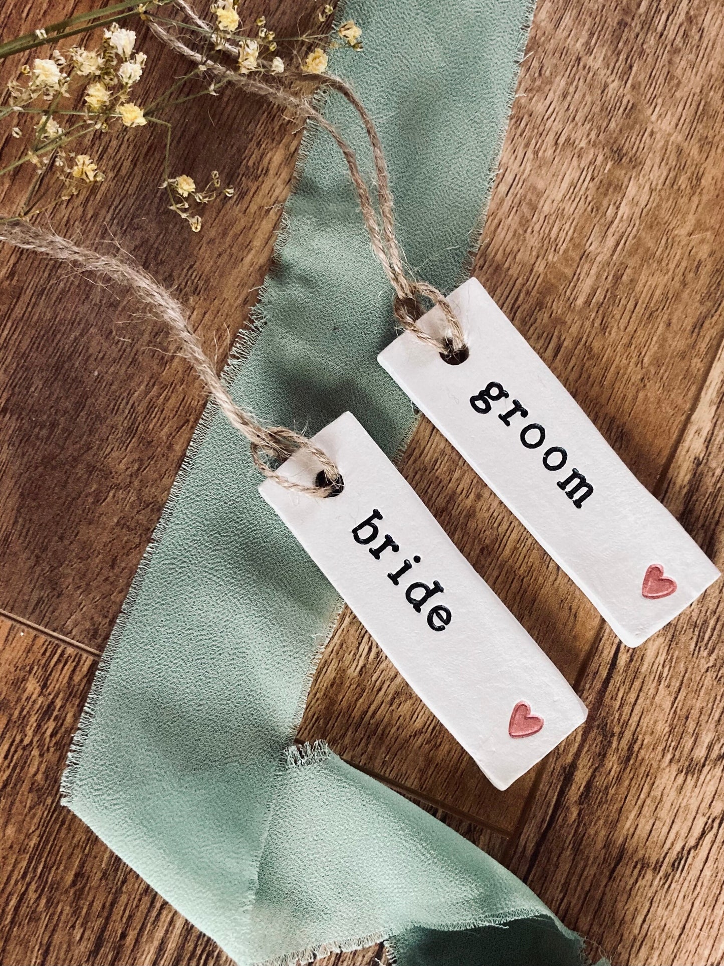Personalised name tags / Wedding Favours TYPE 2