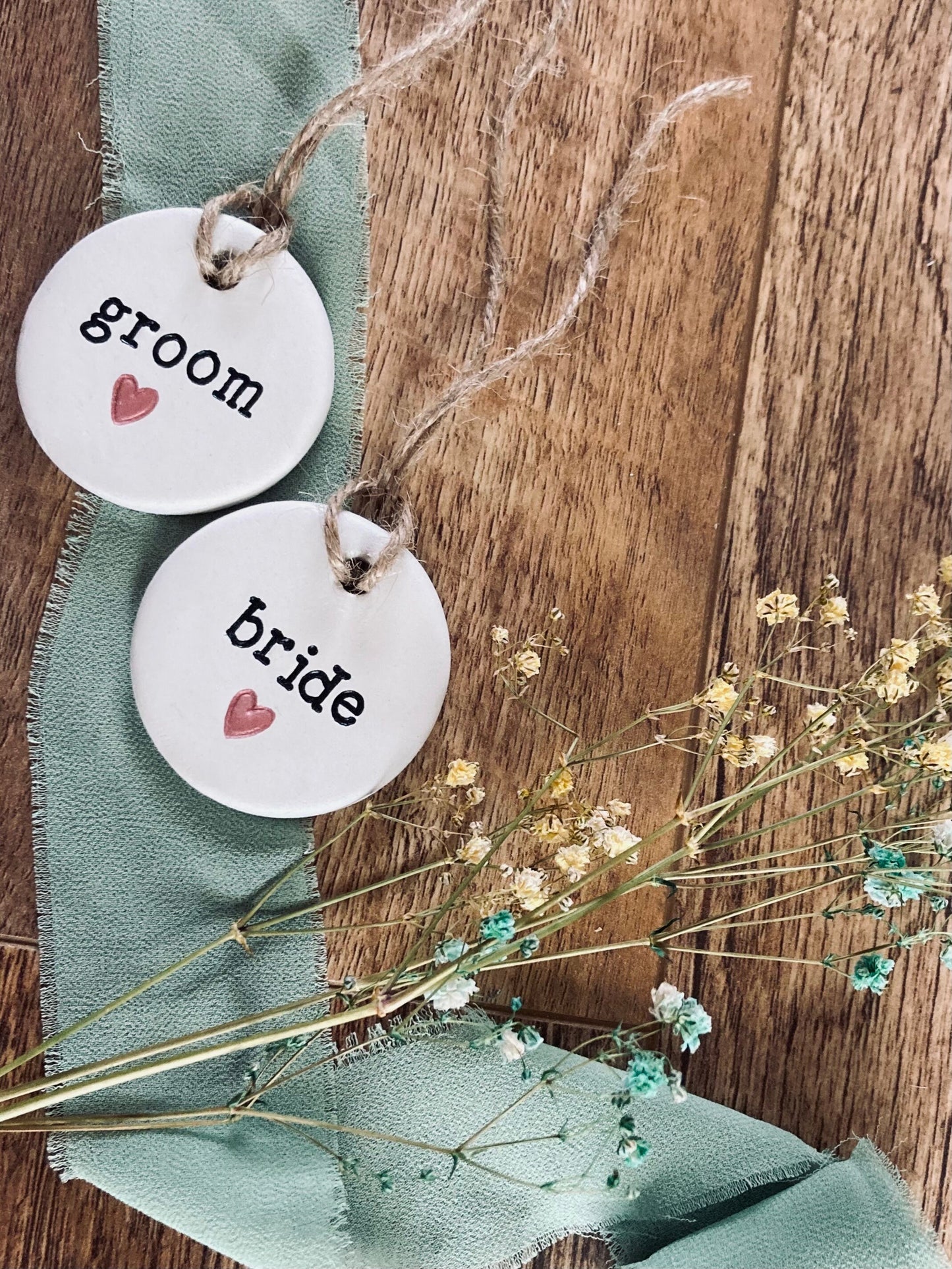 Personalised name tags / Wedding Favours TYPE 3