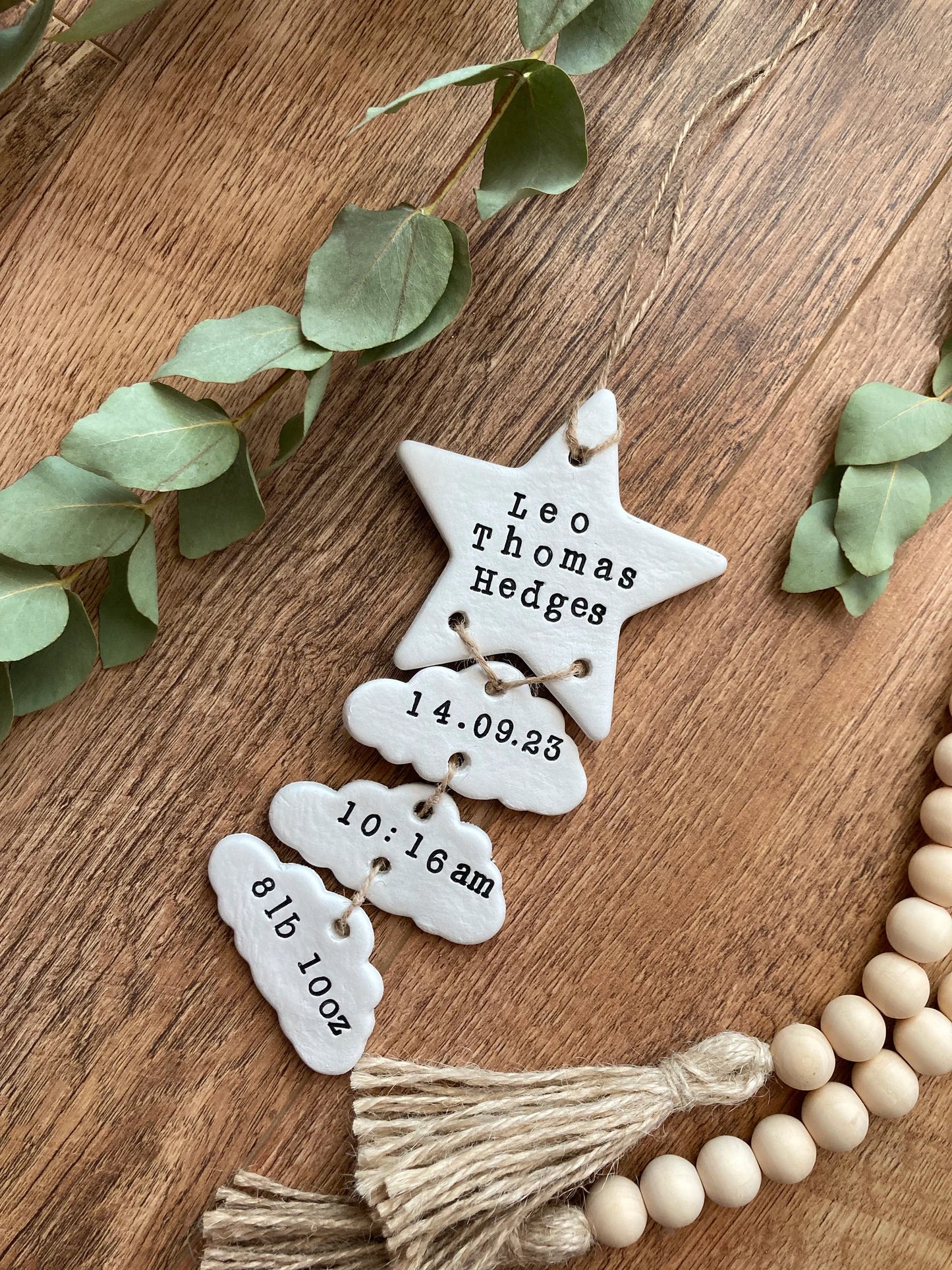 Welcome to the world personalised keepsake- NAME IN STAR