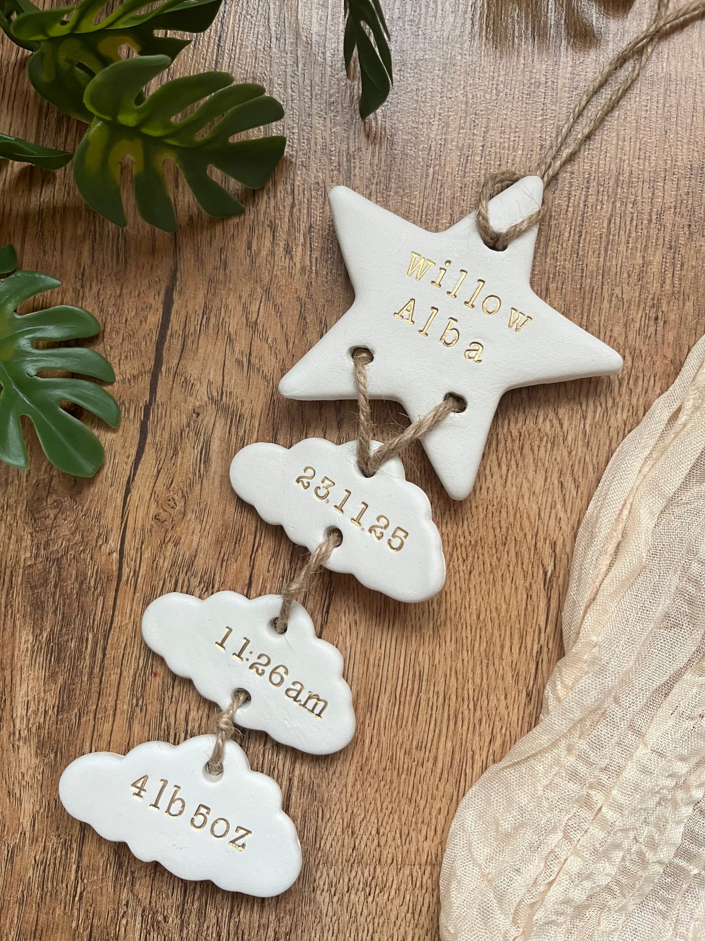 Welcome to the world personalised keepsake- NAME IN STAR