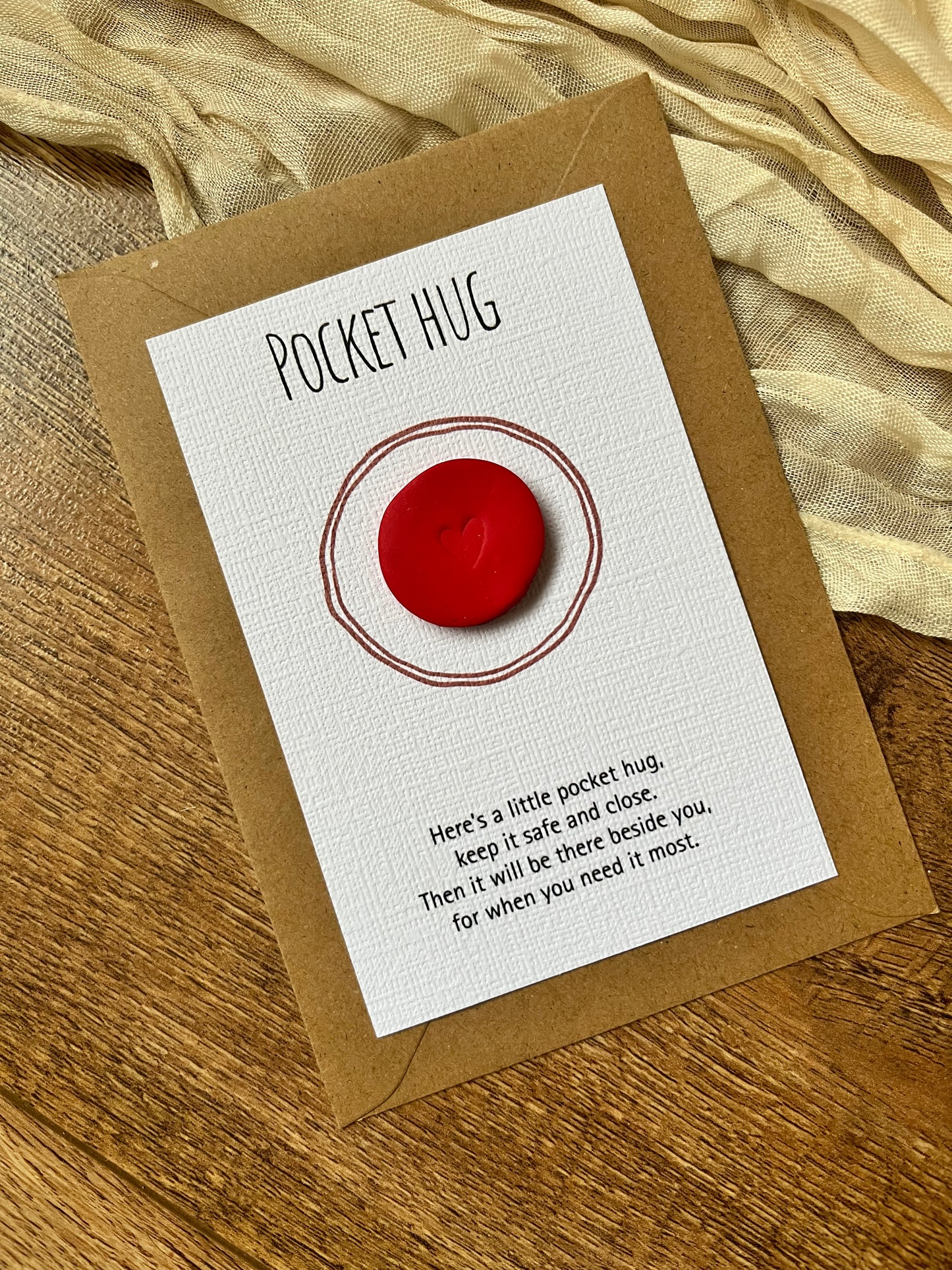 Pocket hug / Thinking of you gift