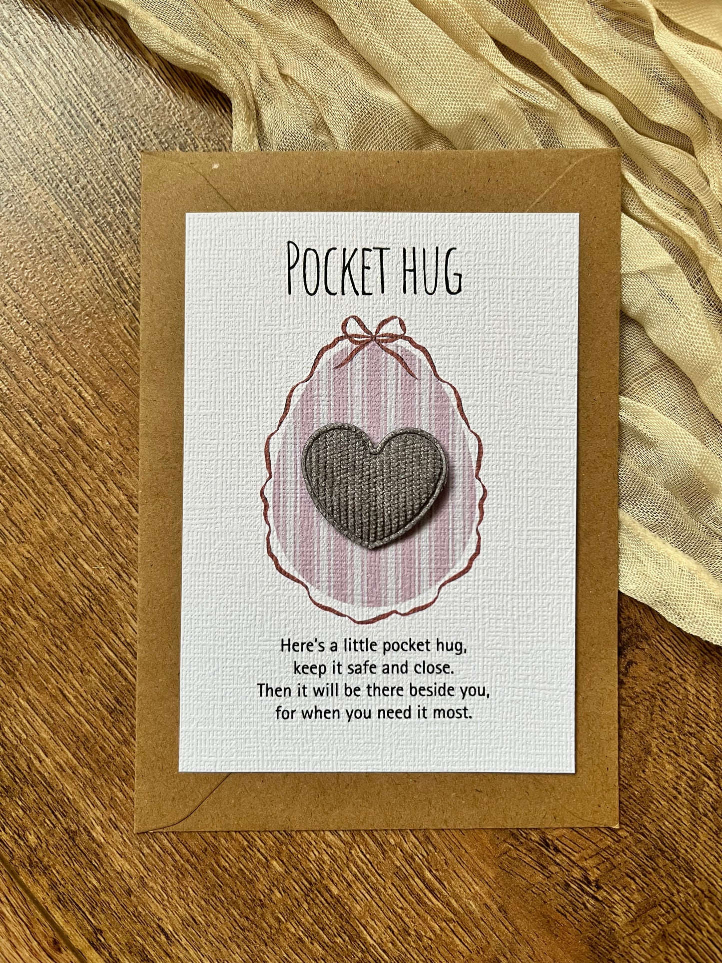 Pocket hug / Thinking of you gift