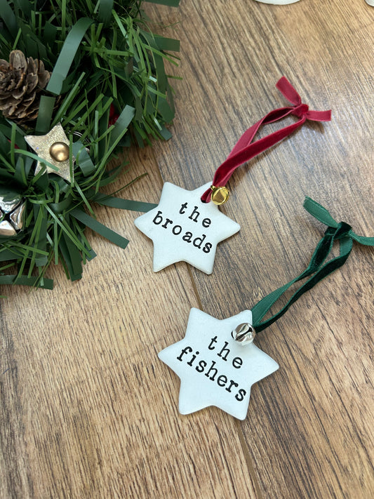 Personalised Christmas bauble / christmas hanging decoration / personalised christmas/ christmas decor / Christmas tree decoration