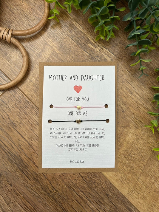 Mum and daughter wish bracelets/ mum gift / matching mum and daughter / mother and daughter / daughter gift / Mother’s Day / best friend