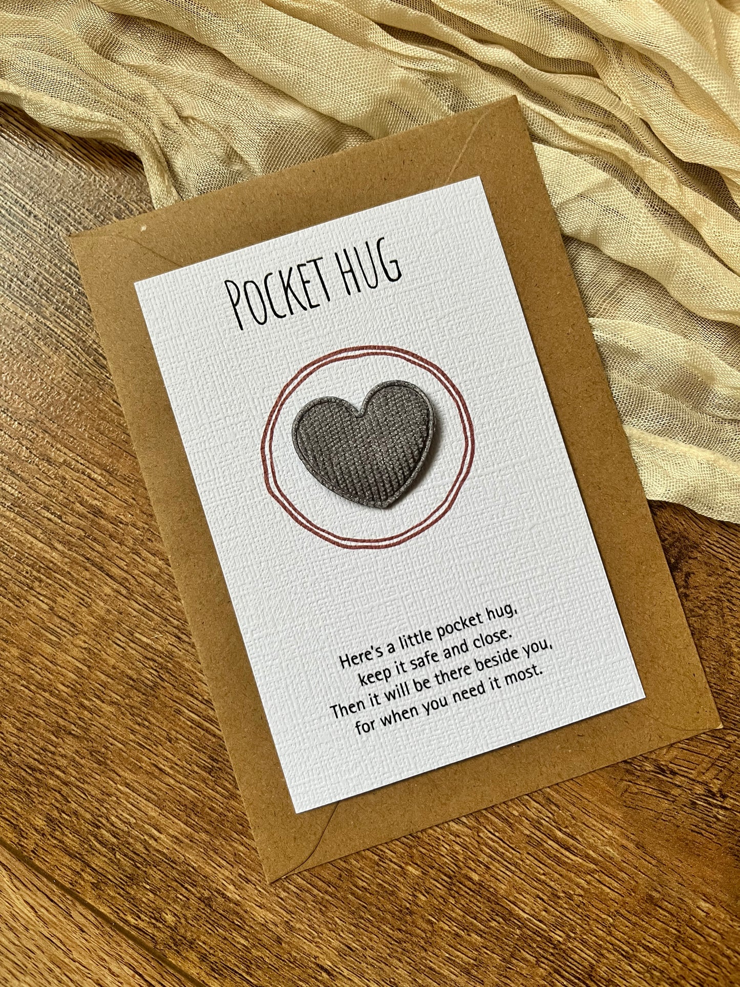 Pocket hug / Thinking of you gift