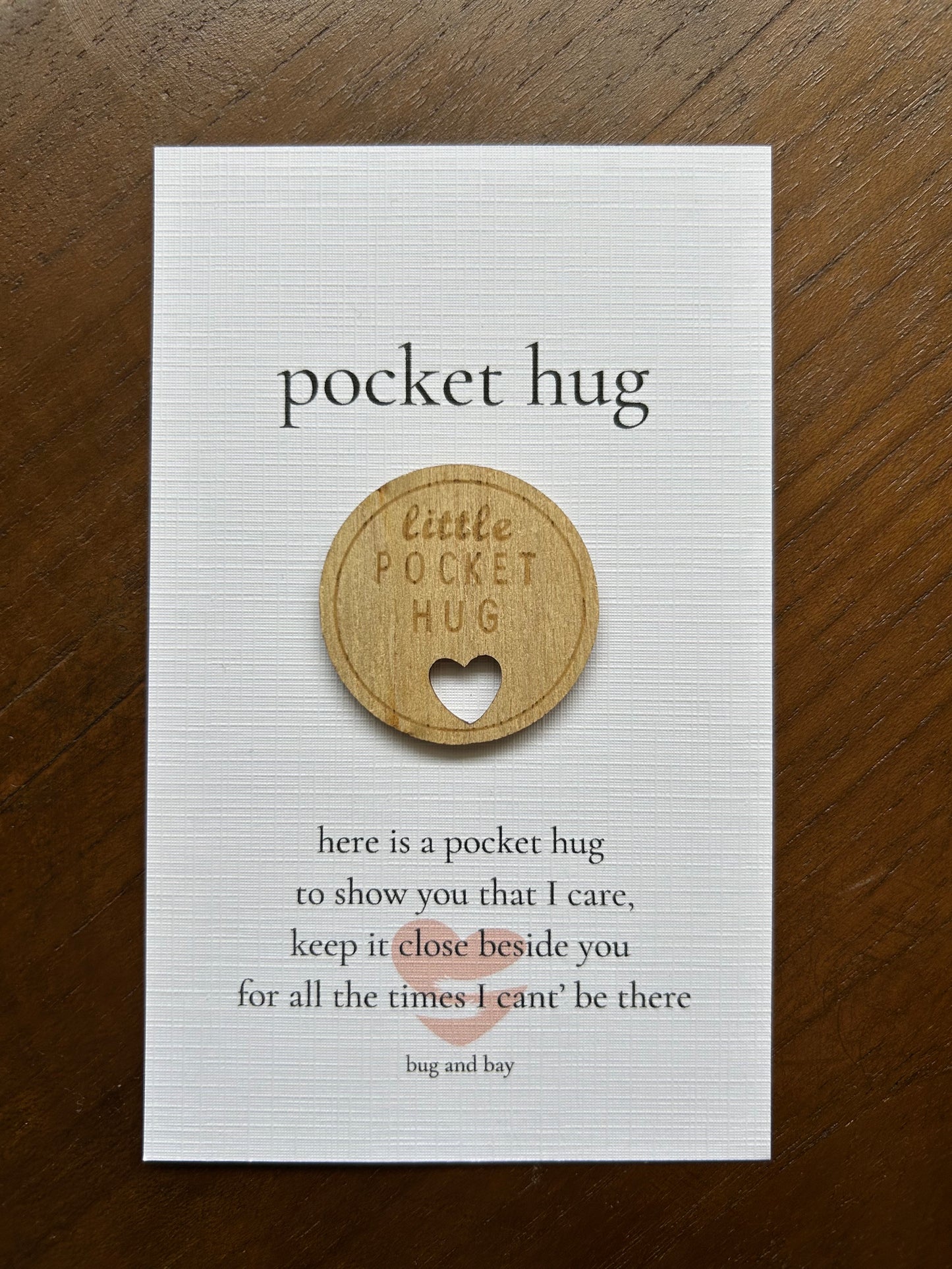 Pocket hug / Thinking of you gift