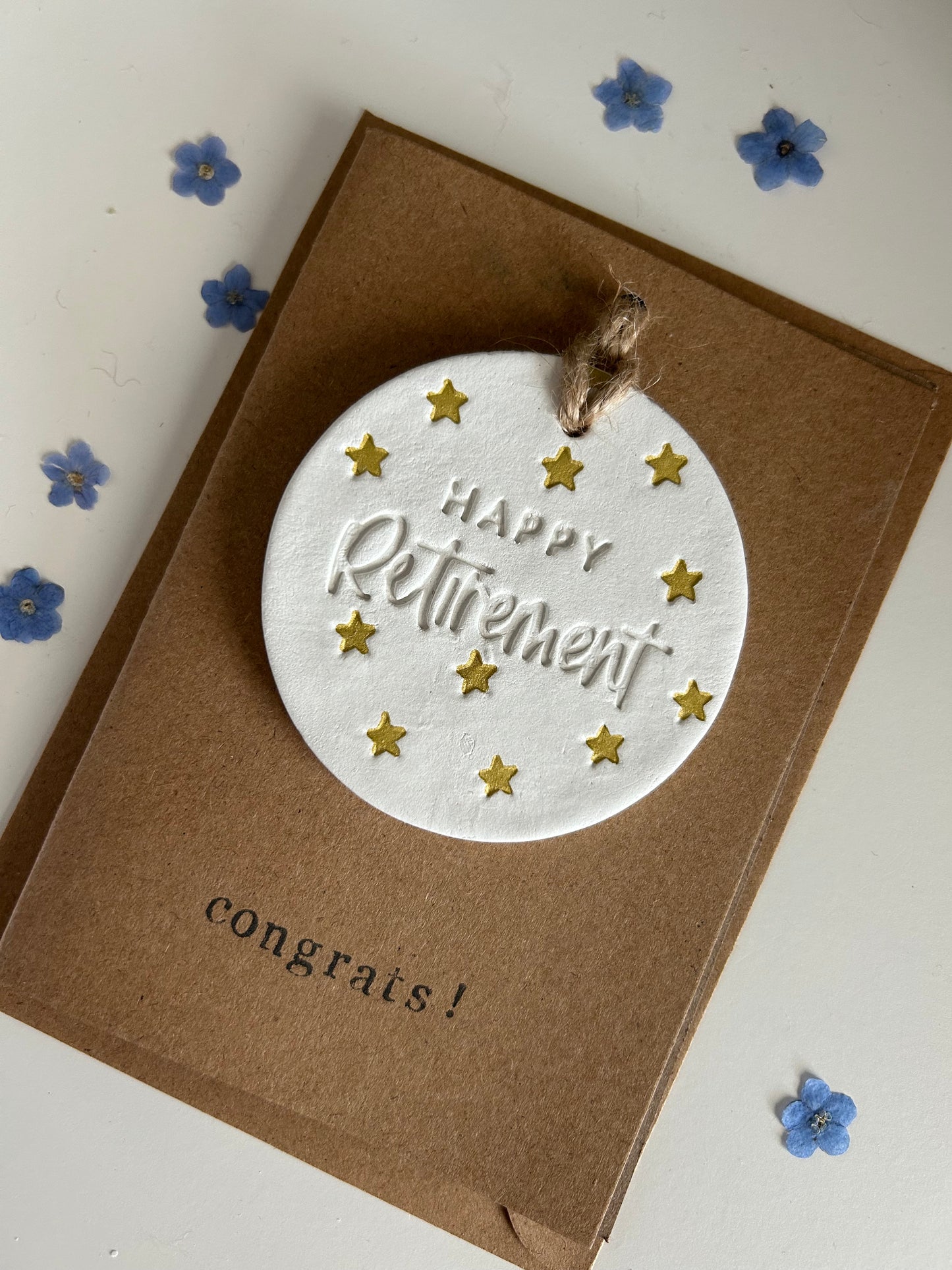 Happy Retirement Token Keepsake Card