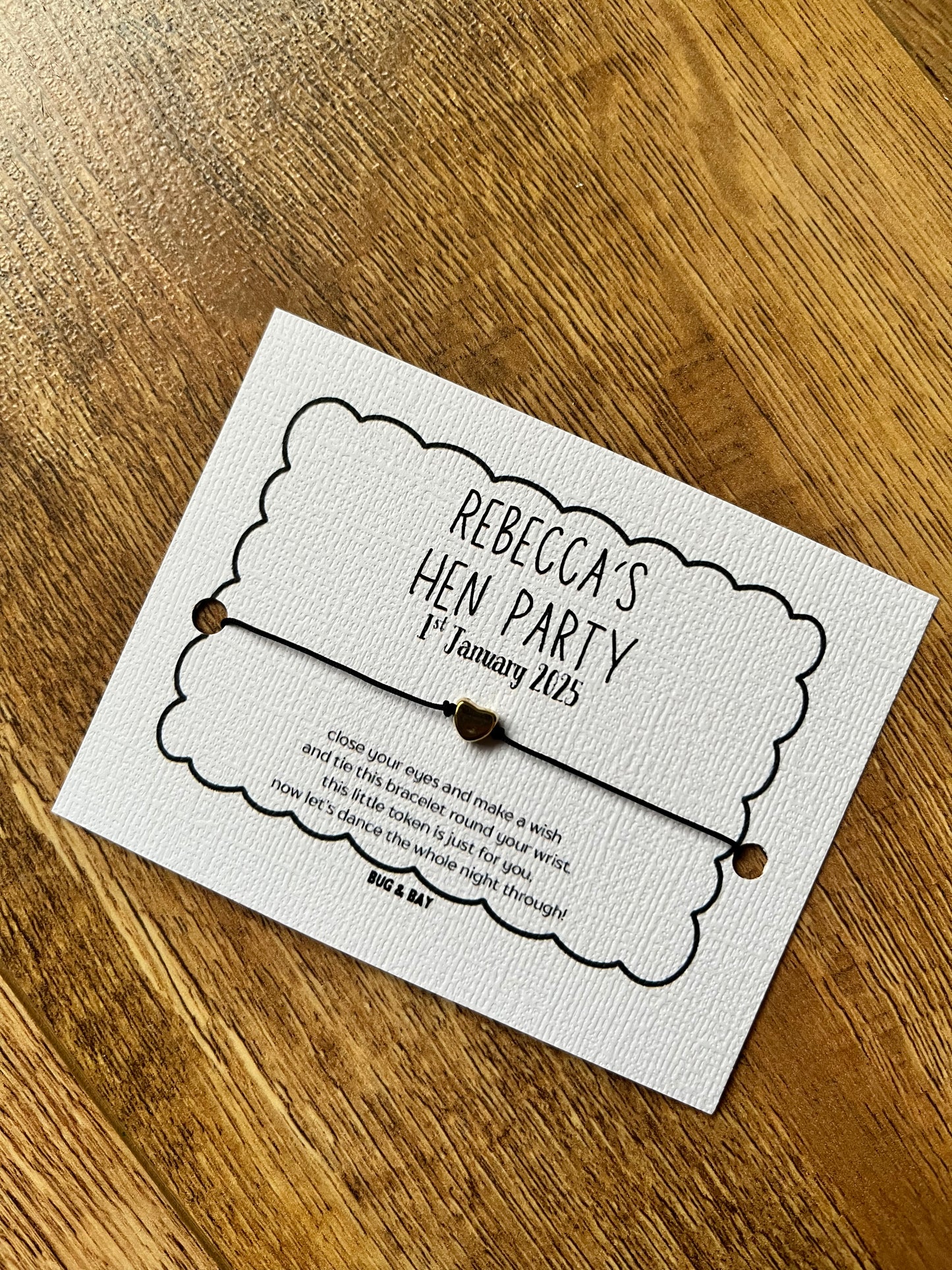 Personalised Hen Party Bracelets
