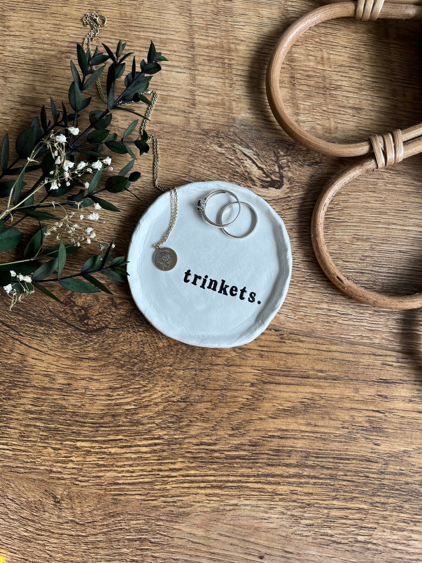 Personalised trinket dish