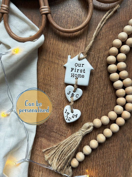 Clay New Home Personalised Keepsake