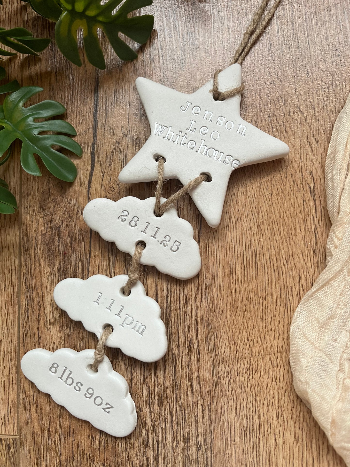 Welcome to the world personalised keepsake- NAME IN STAR