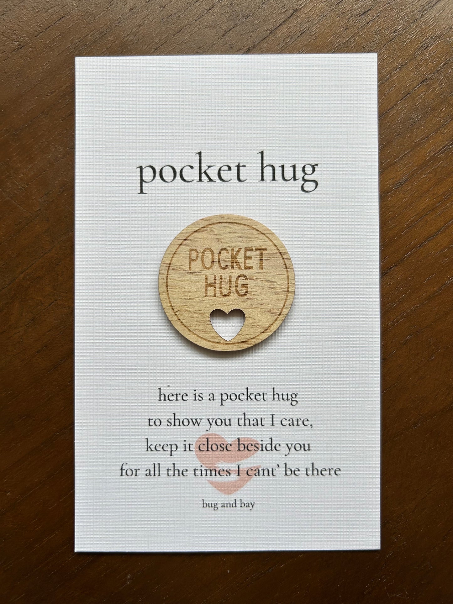 Pocket hug / Thinking of you gift