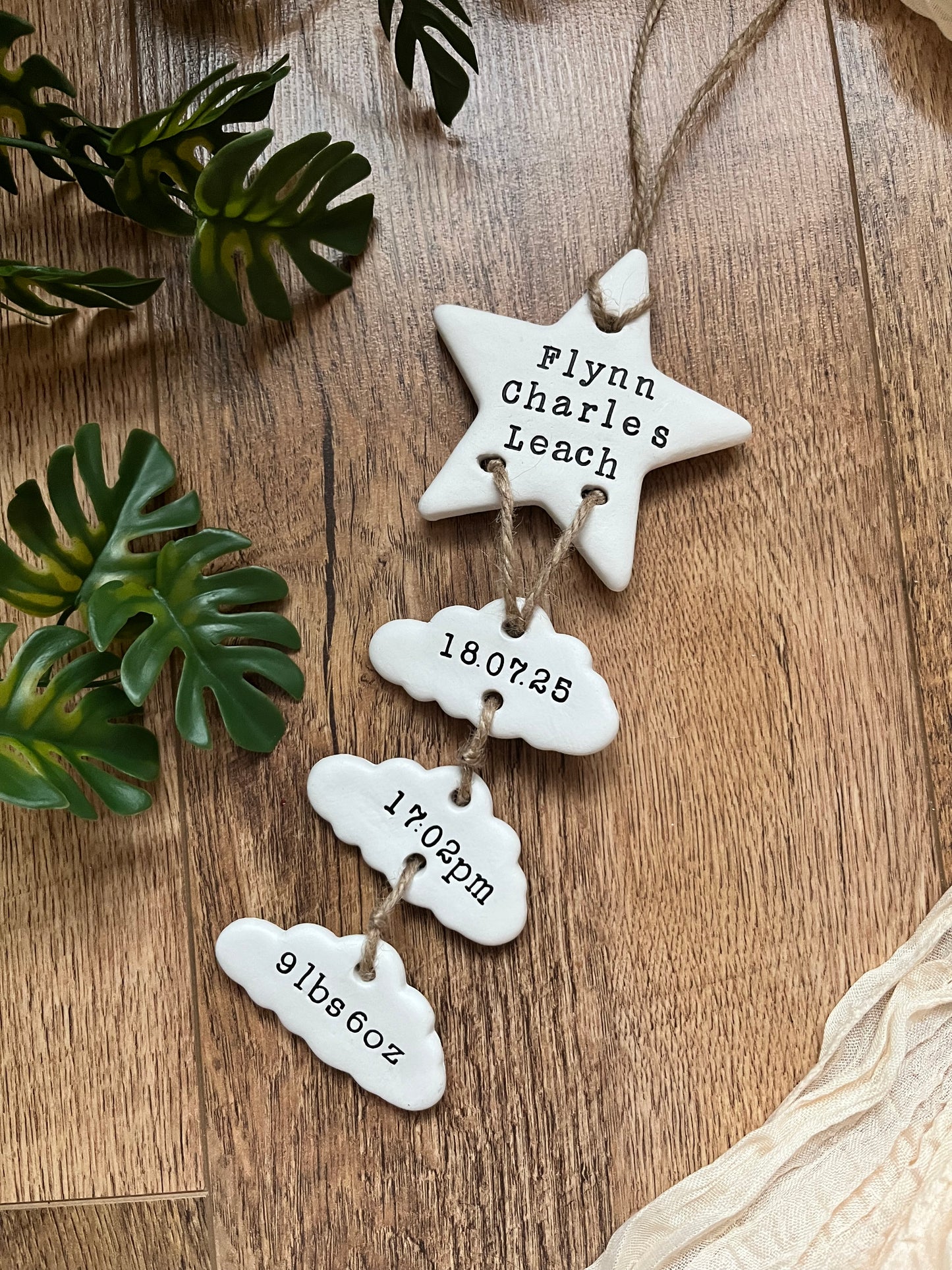 Welcome to the world personalised keepsake- NAME IN STAR