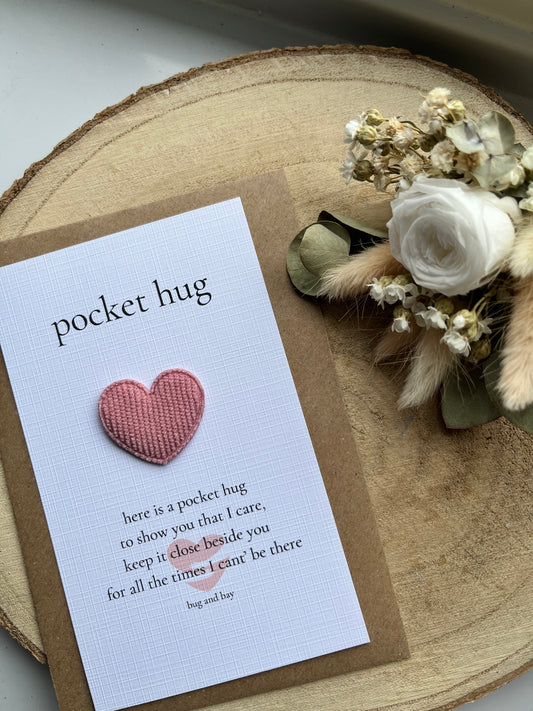 Pocket hug / Thinking of you gift