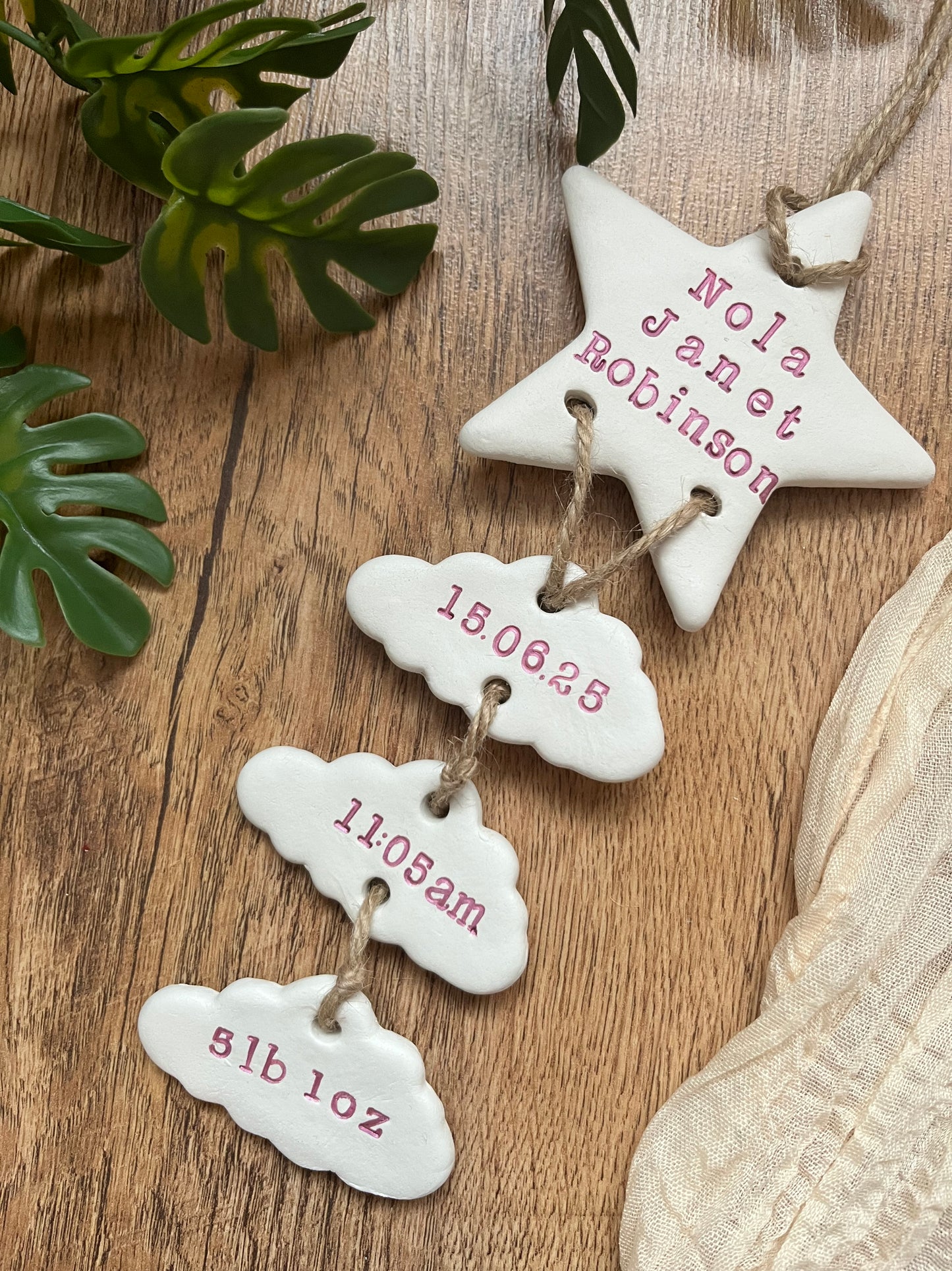 Welcome to the world personalised keepsake- NAME IN STAR