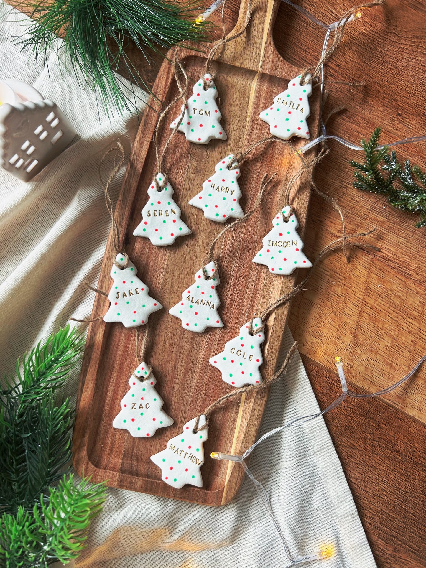 Personalised Christmas Tree bauble decoration