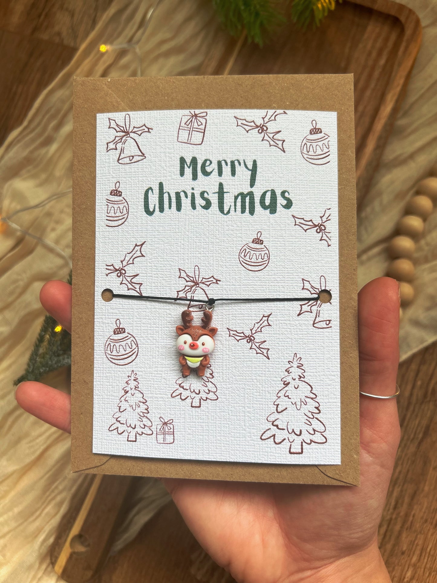 Christmas Wish Bracelet, Elf on the Shelf present, Holiday Gift