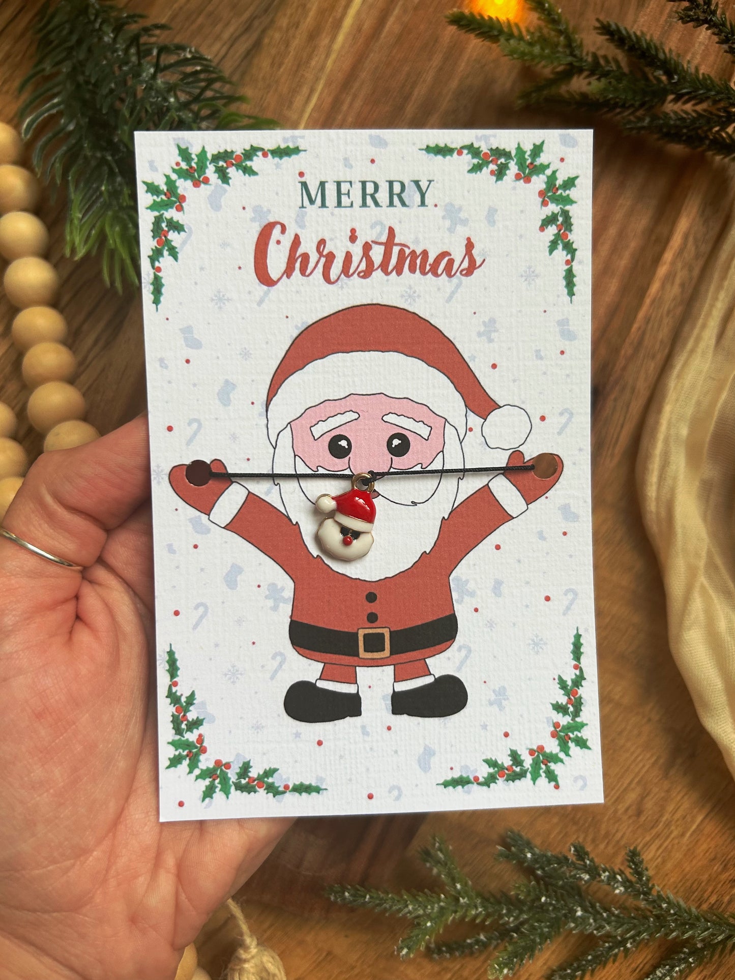 Christmas Wish Bracelet, Elf on the Shelf present, Holiday Gift