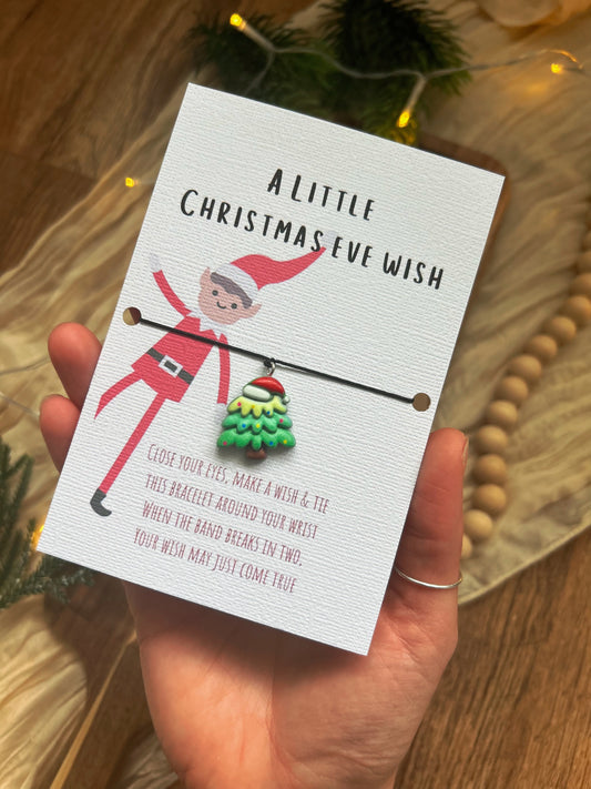 Christmas Wish Bracelet, Elf on the Shelf present, Holiday Gift