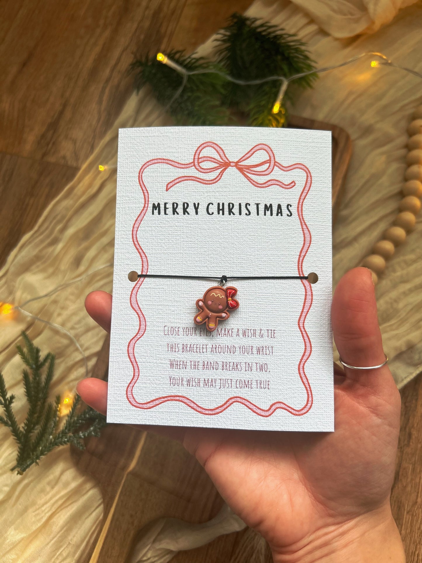 Christmas Wish Bracelet, Elf on the Shelf present, Holiday Gift