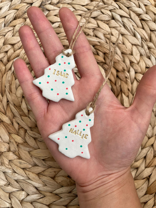 Christmas bauble / christmas hanging decoration / personalised christmas kids bauble / christmas decor / chrismtas tree decoration